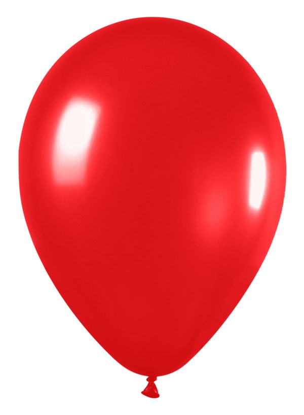 GLOBO CHALLA #9 ROJO (CAJA 100/100)
